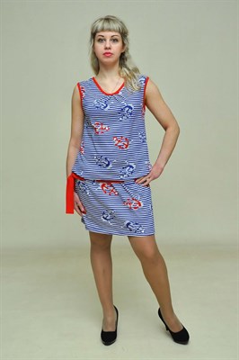 Платье трикотажное - фото 4518
